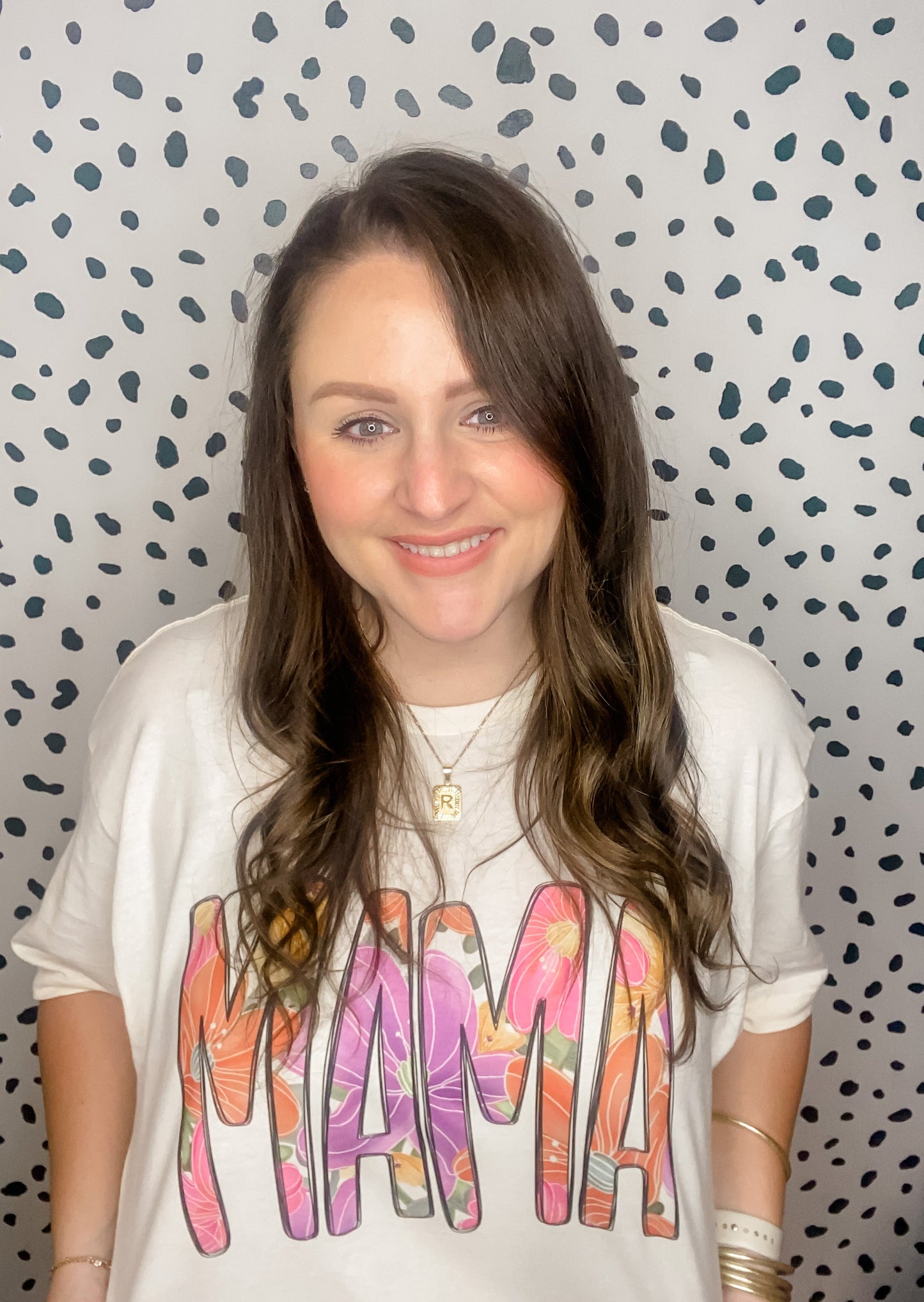 Floral MAMA Graphic Tee