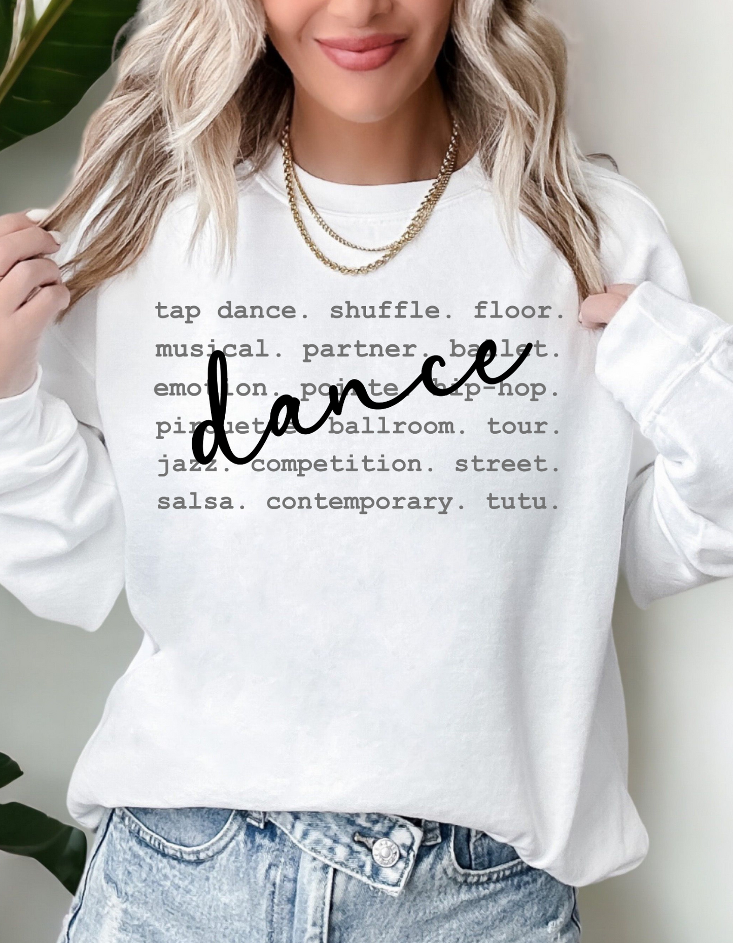 Dance Words Graphic Tee