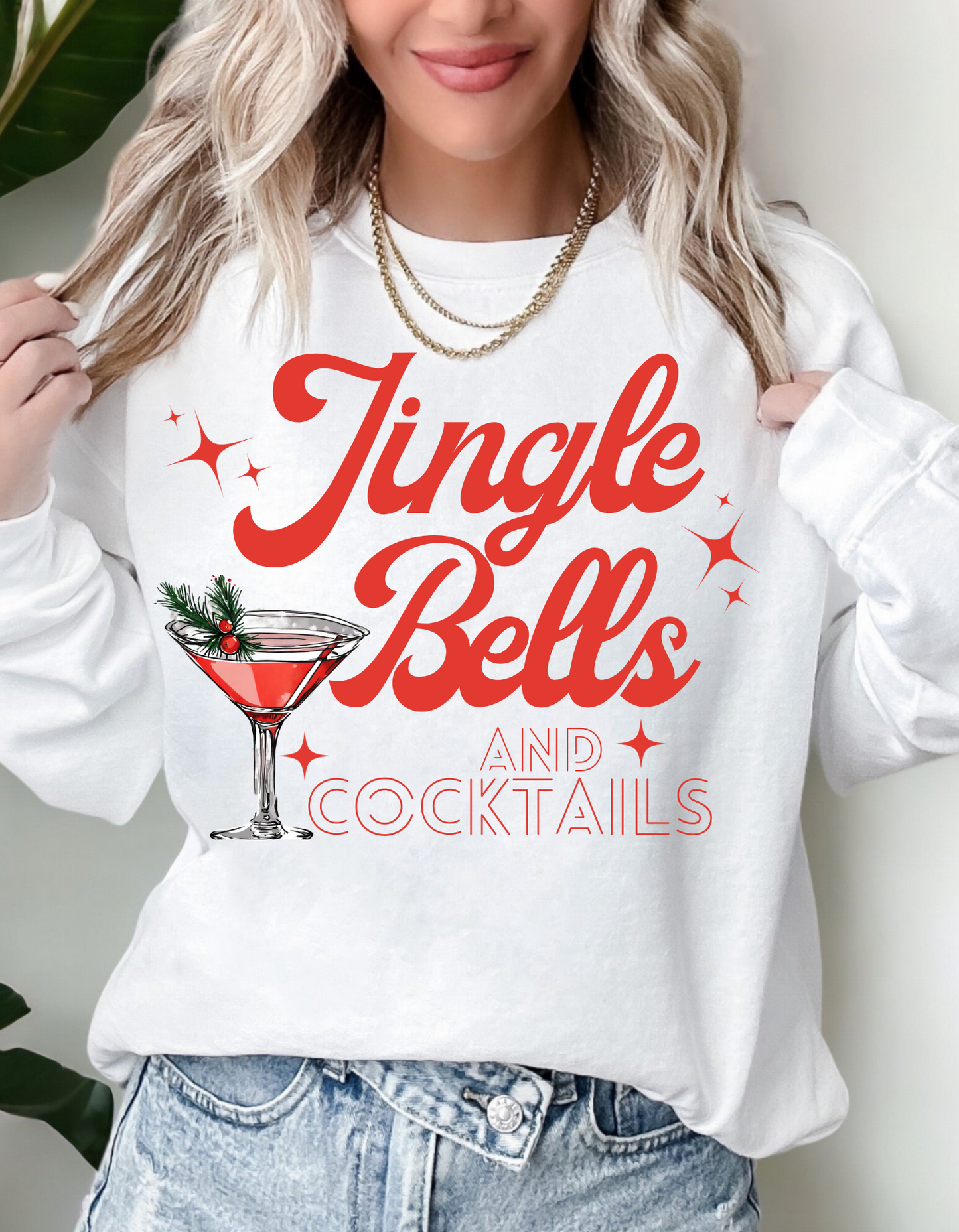 Jingle Bells and Cocktails Graphic