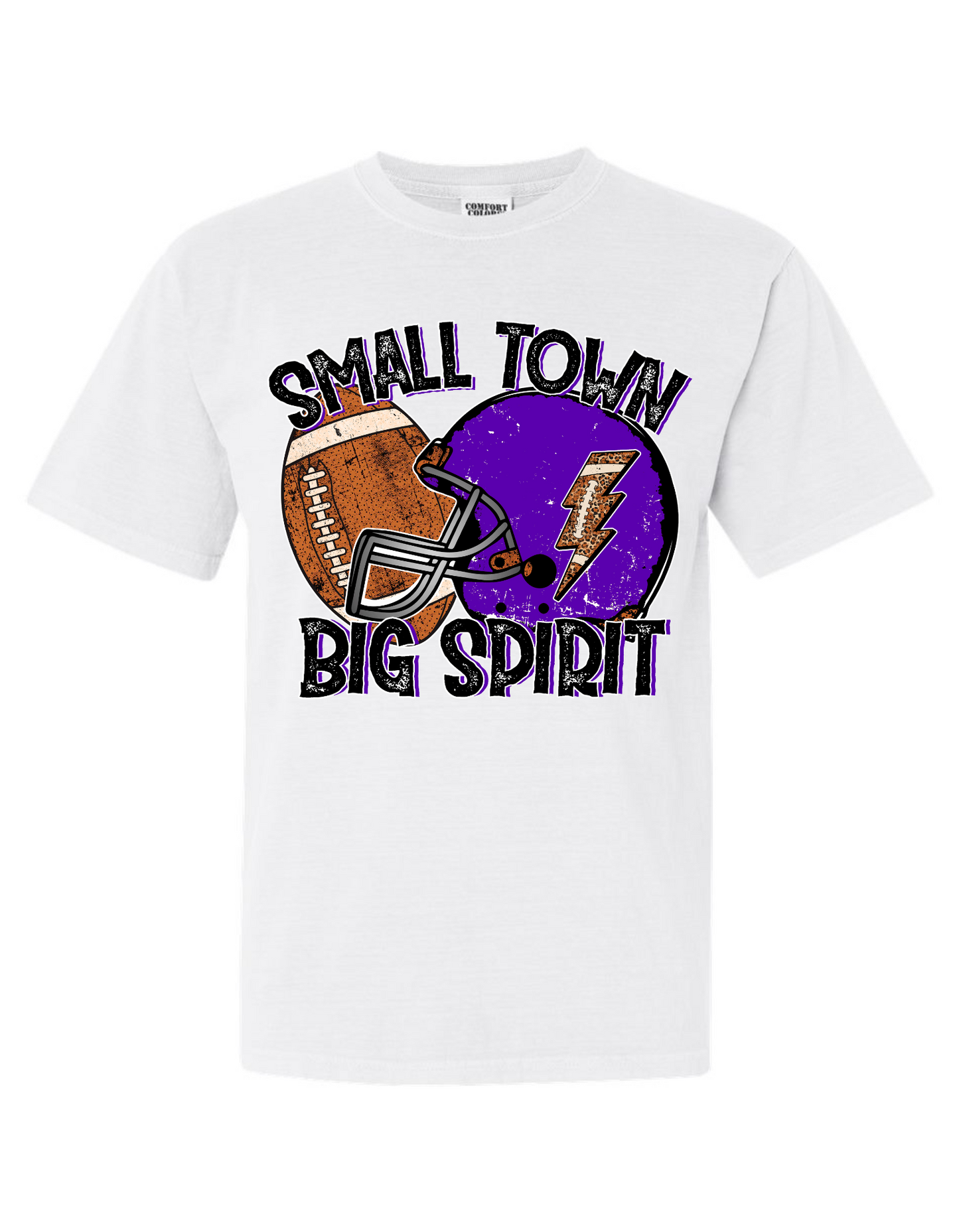 Small Town Big Spirit Tee Custom