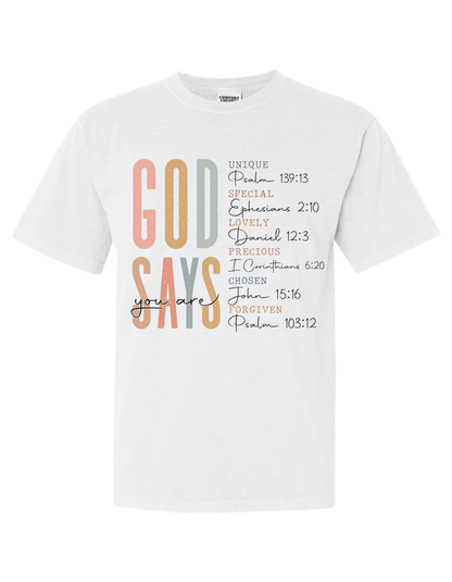 God Says Graphic Tee