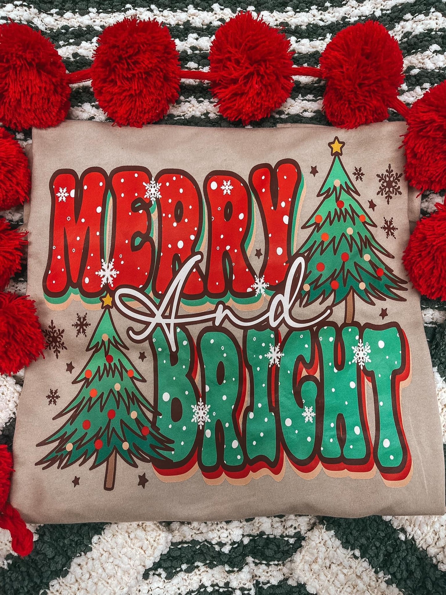 Merry & Bright Graphic Tee