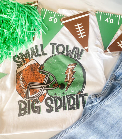 Small Town Big Spirit Tee Custom