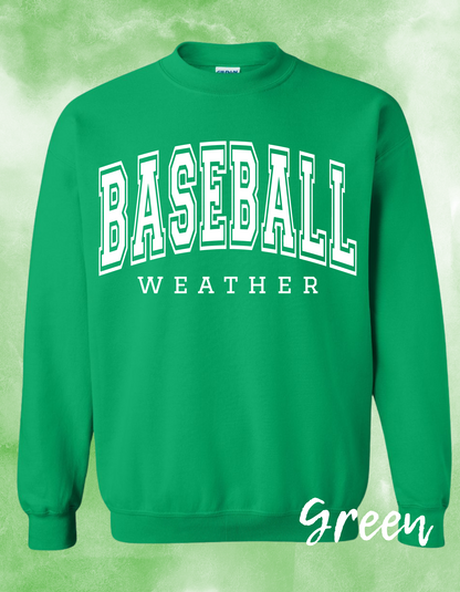 Baseball Weather Graphic