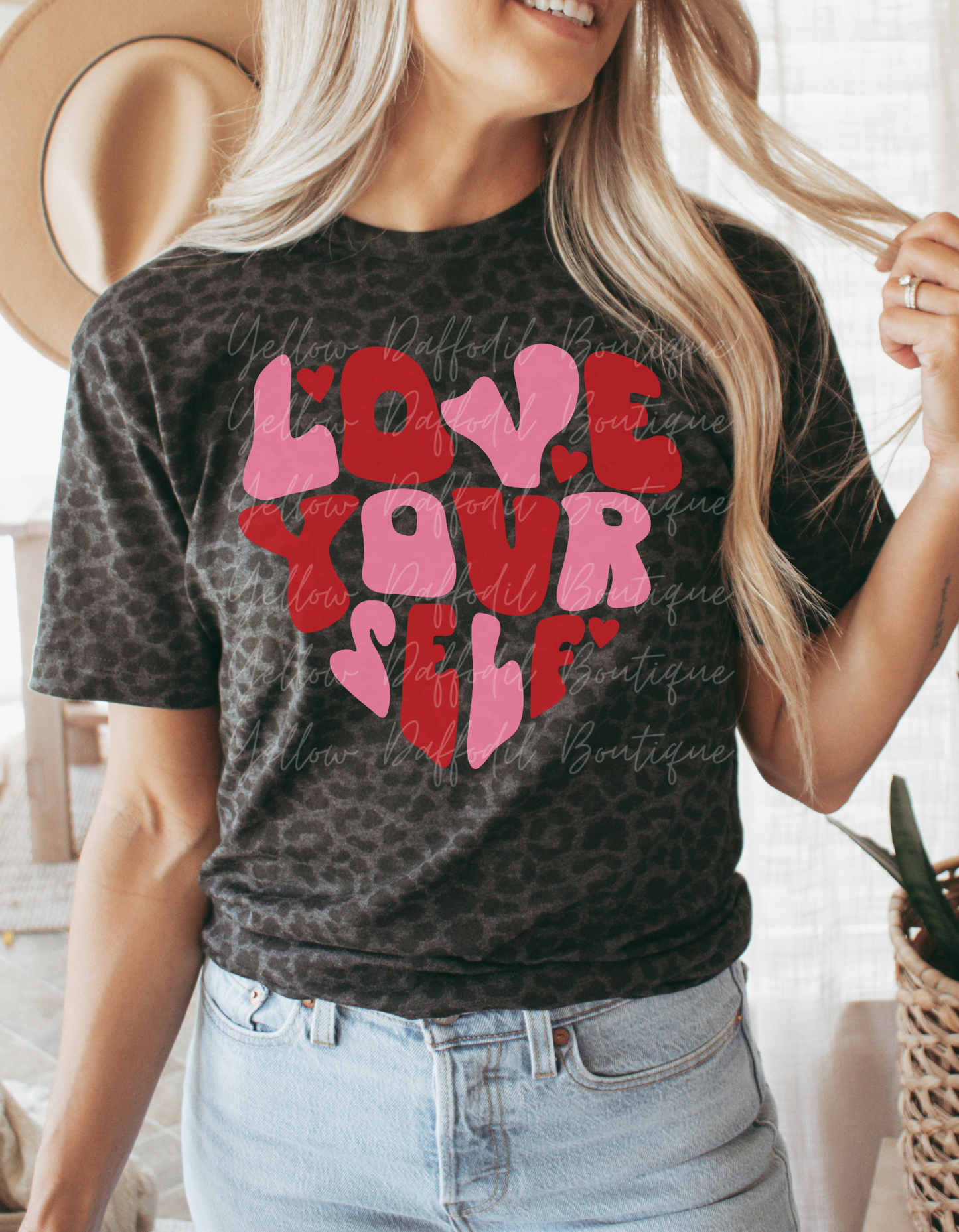 Love Yourself Valentine Graphic Tee