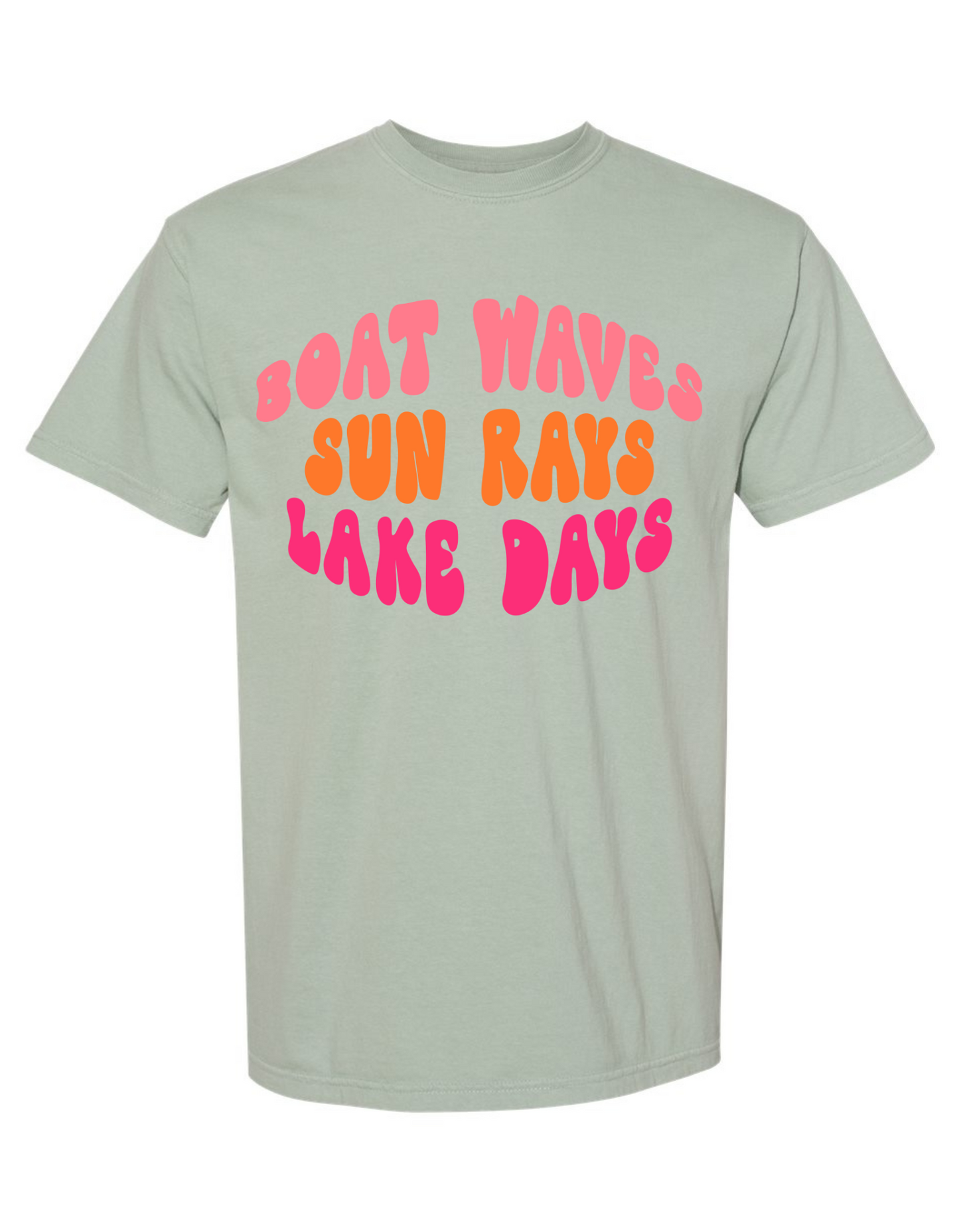 Boat Waves, Sun Rays & Lake Days Graphic Tee