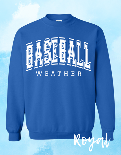 Baseball Weather Graphic