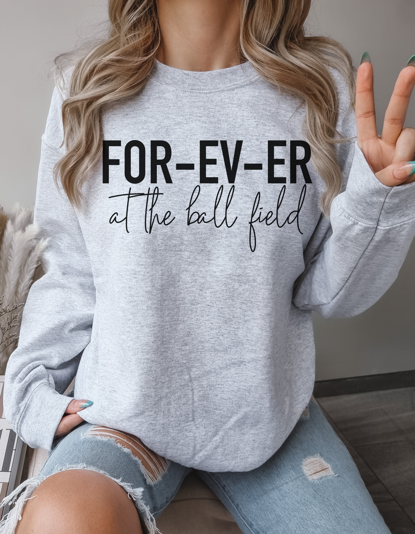 For-Ev-Er at the ballfield Graphic Tee