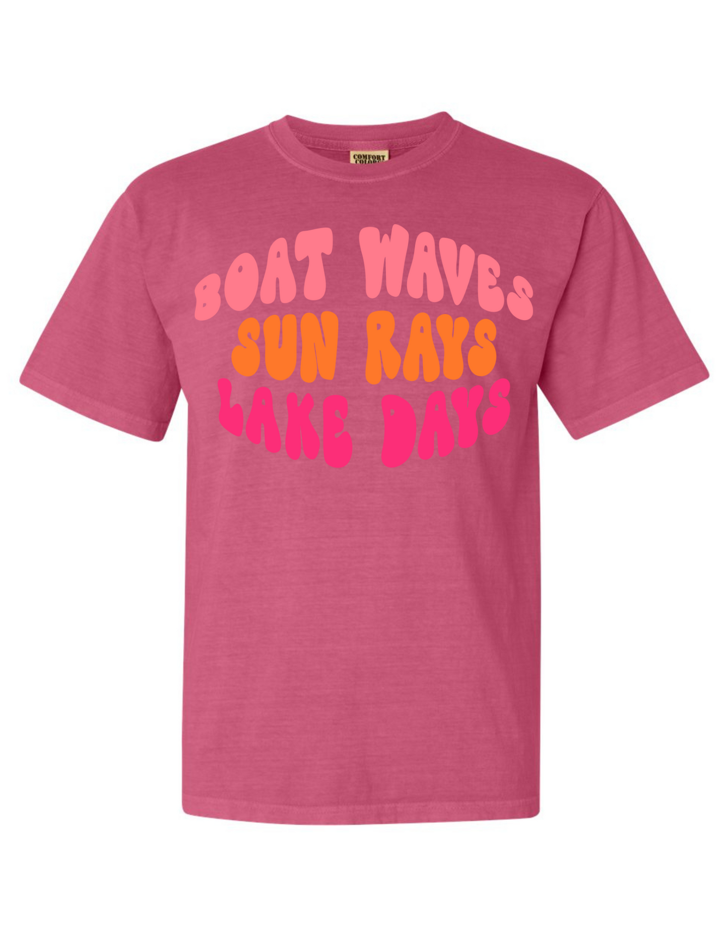 Boat Waves, Sun Rays & Lake Days Graphic Tee