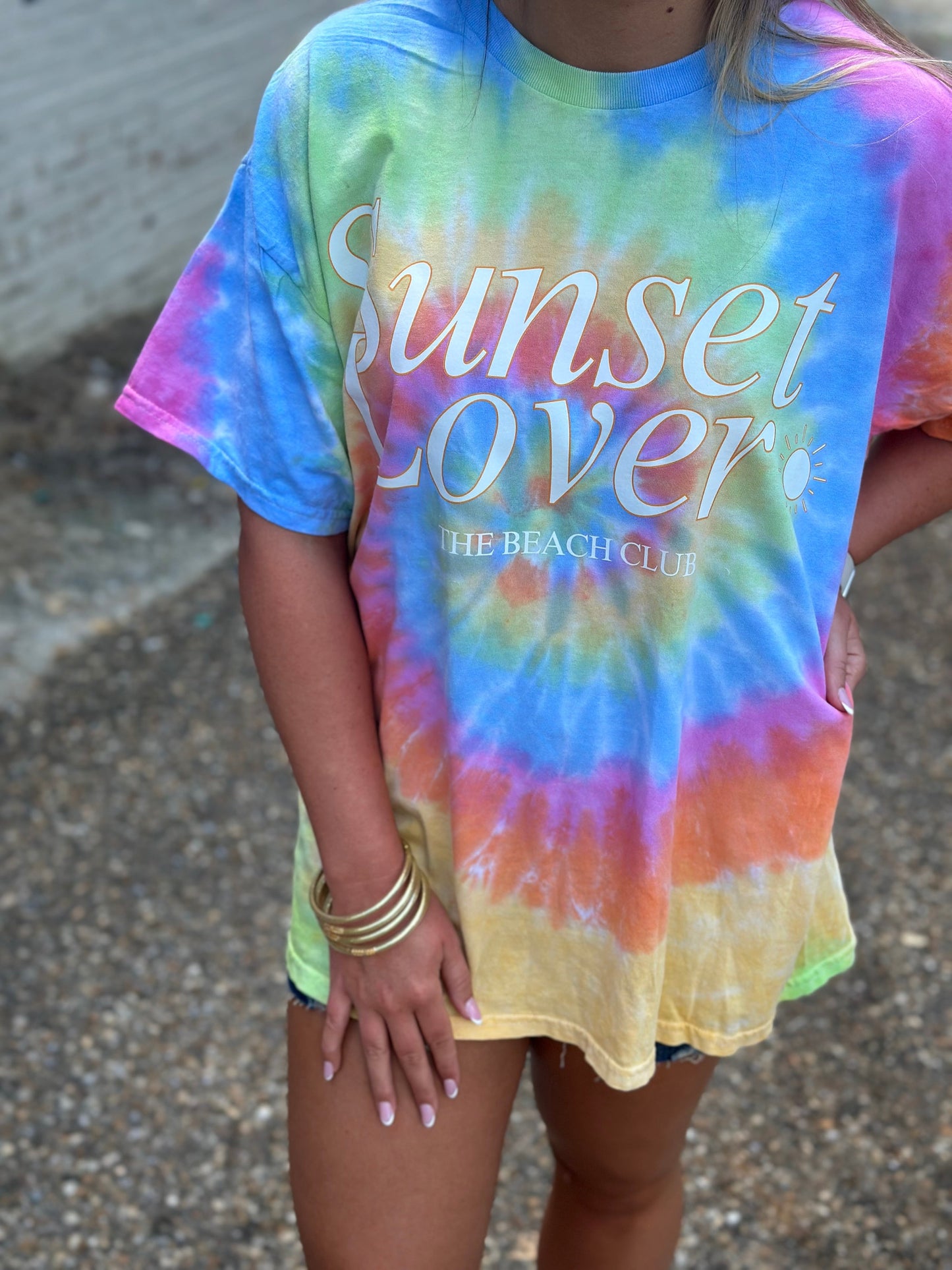 Sunset lover tee