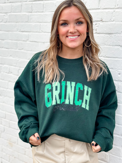 Grinch Please Crewneck