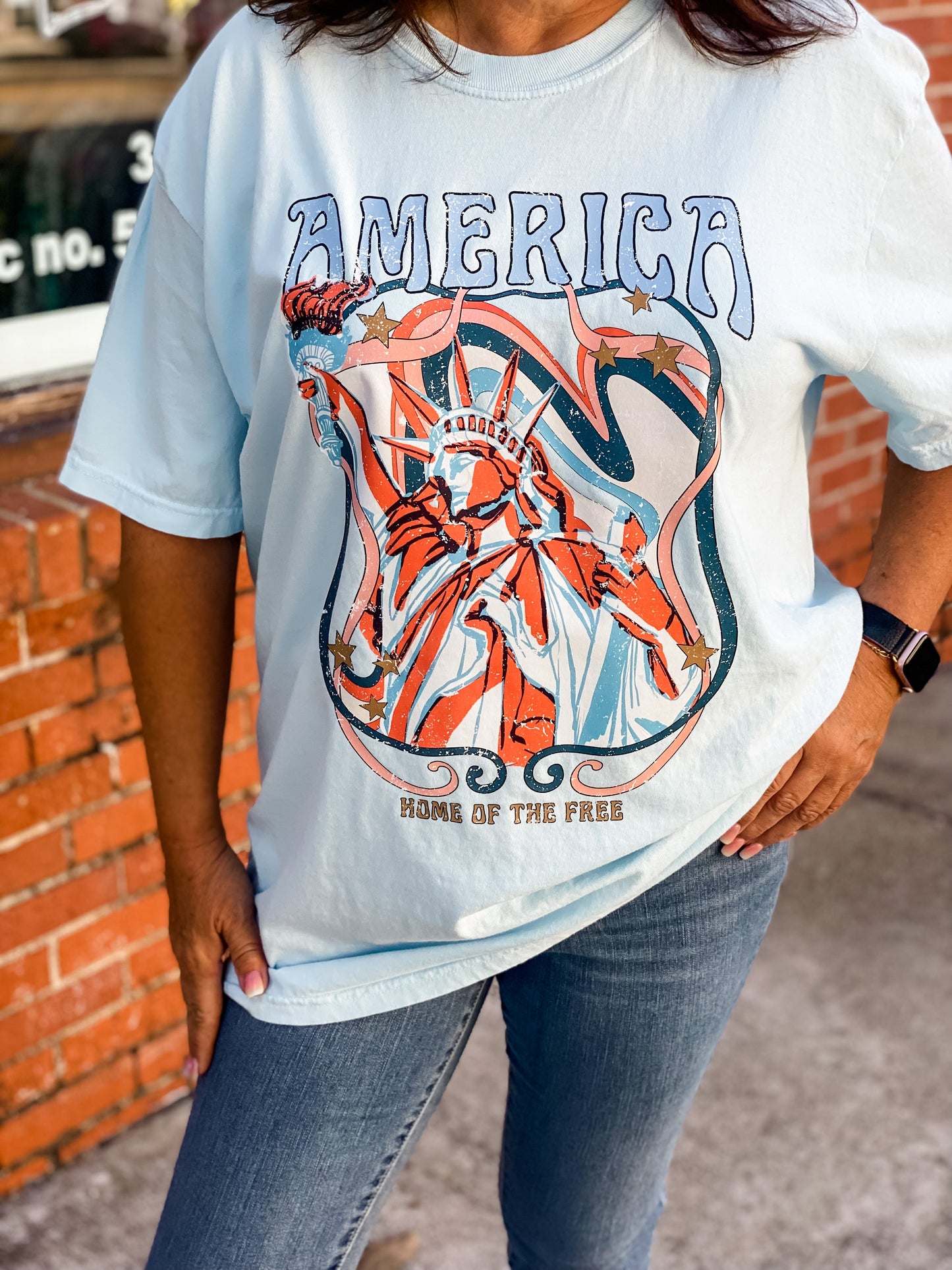 America, Home of the Free Graphic Tee