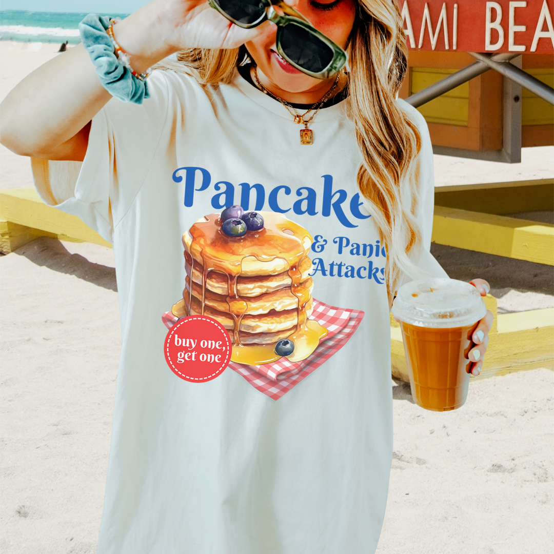 Pancakes & Panic Attacks Tee