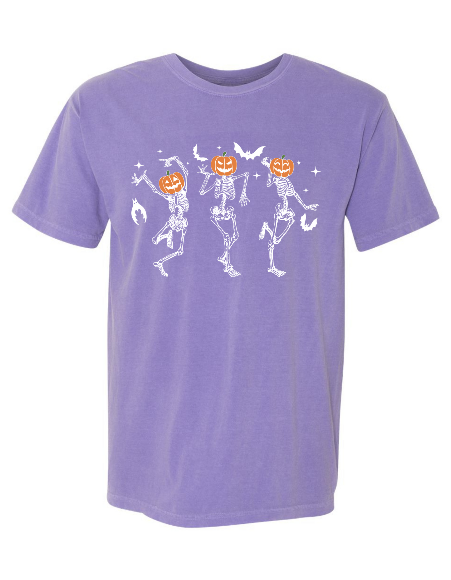 Dancing Pumpkin Skeletons Tee