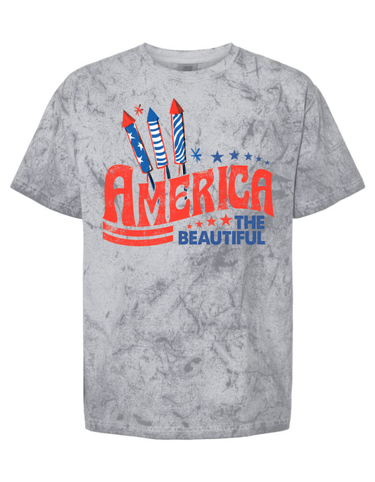 America The Beautiful Graphic Tee