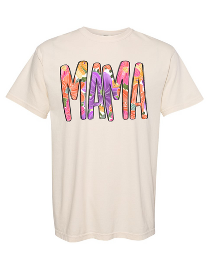 Floral MAMA Graphic Tee