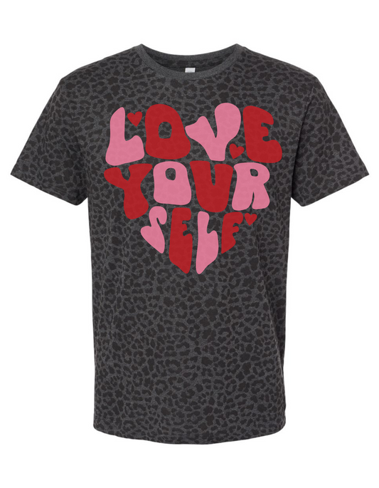 Love Yourself Valentine Graphic Tee